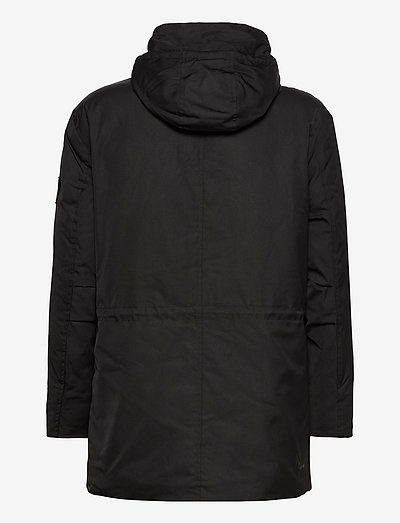 calvin klein fake down technical parka