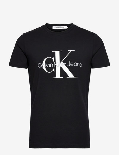 CORE MONOLOGO SLIM TEE - short-sleeved t-shirts - ck black