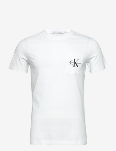 CORE MONOLOGO POCKET SLIM TEE - short-sleeved t-shirts - bright white
