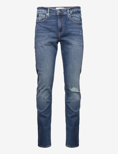 SLIM TAPER - slim jeans - denim dark