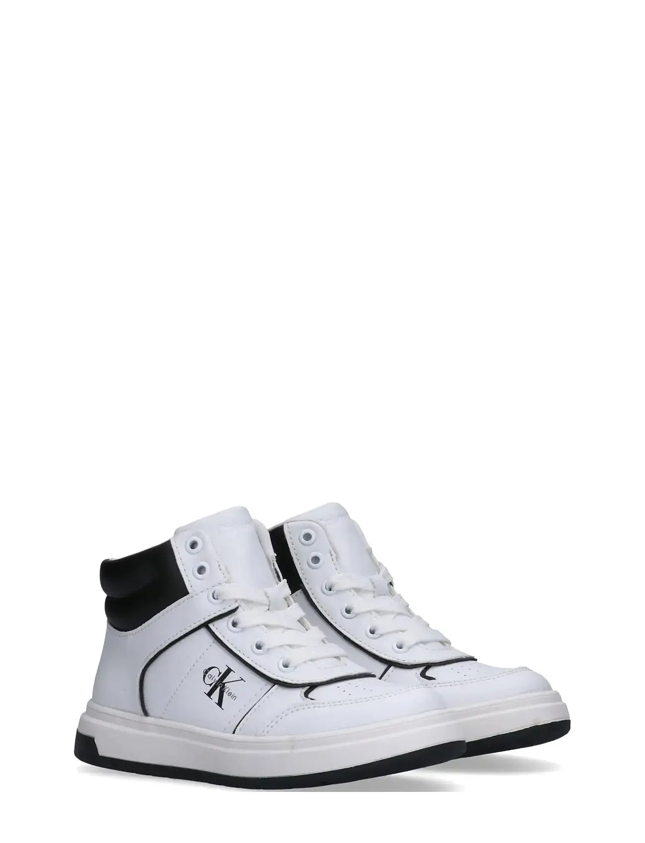 Calvin Klein Calvin Klein High Top Sneaker, 31/20.5 cm, White, Sneakers > Sneakers Med Høj Top, Børn