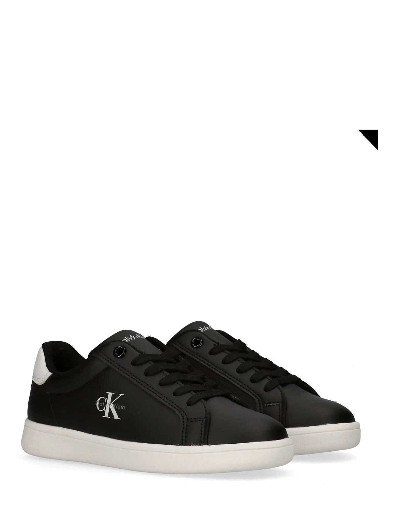 Calvin Klein Calvin Klein Low Cut Lace-Up Sneaker, 31, Black, Sneakers > Sneakers Med Lav Top, Børn