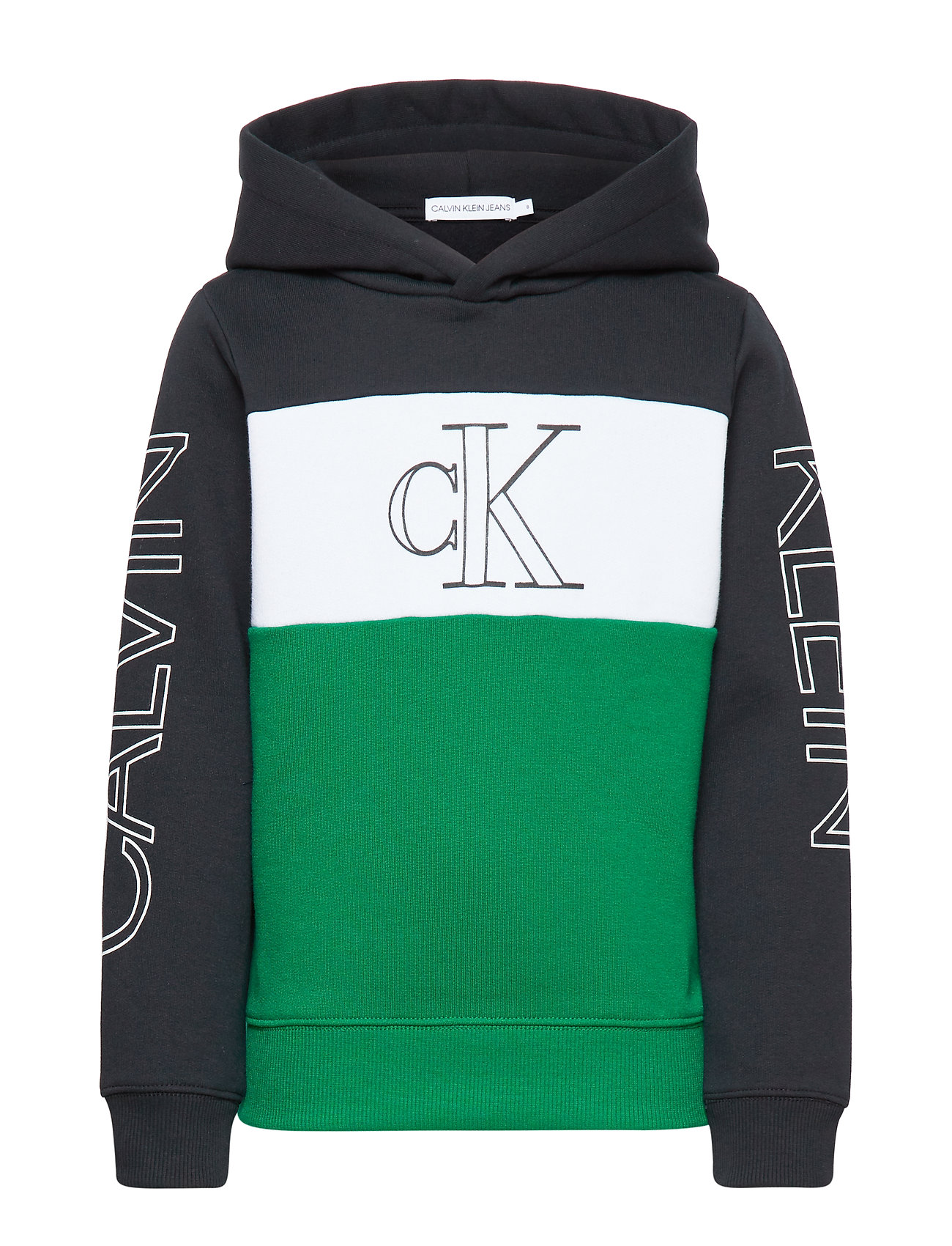 calvin klein colour block hoodie