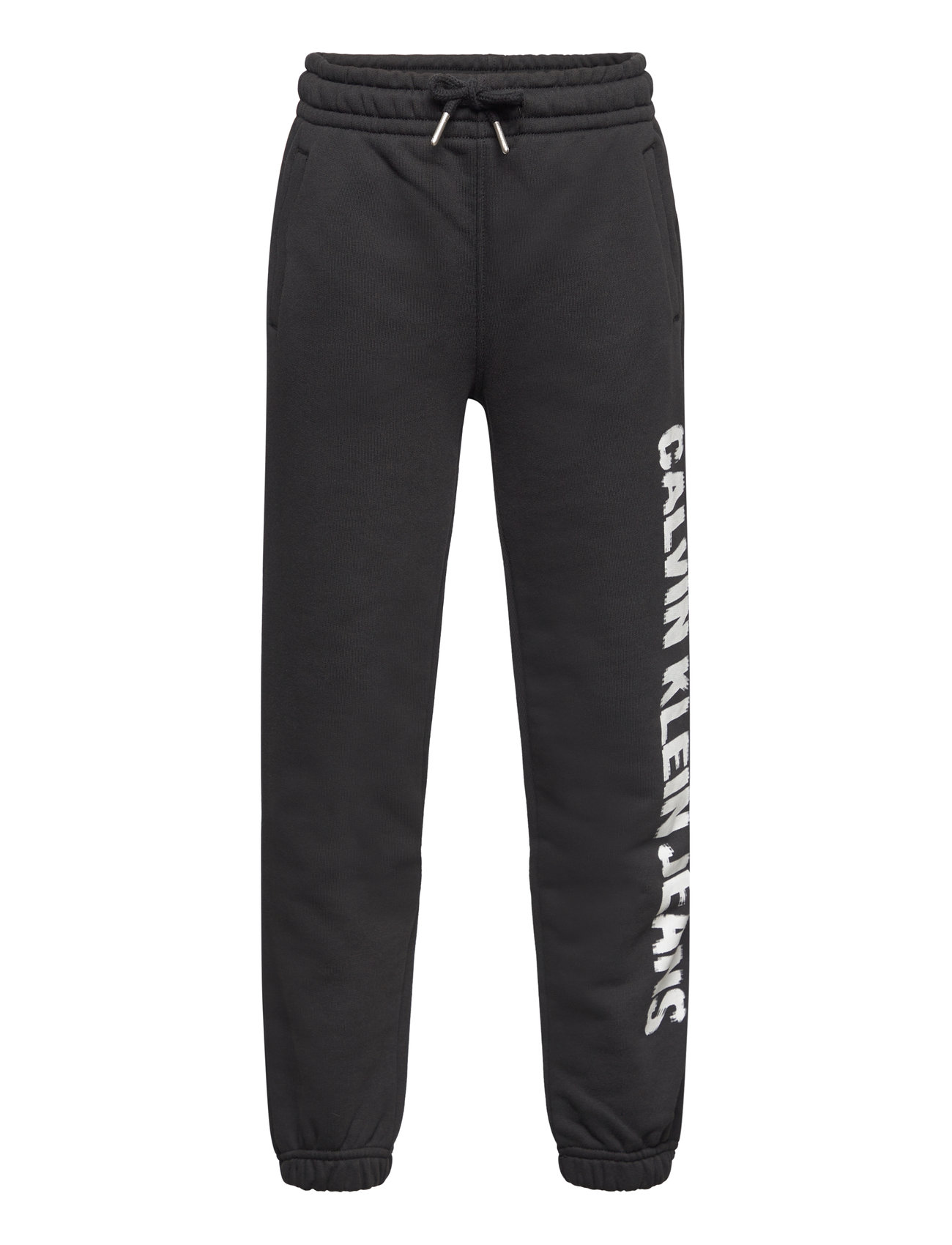 Pixel Logo Relaxed Jogger Bottoms Sweatpants Black Calvin Klein