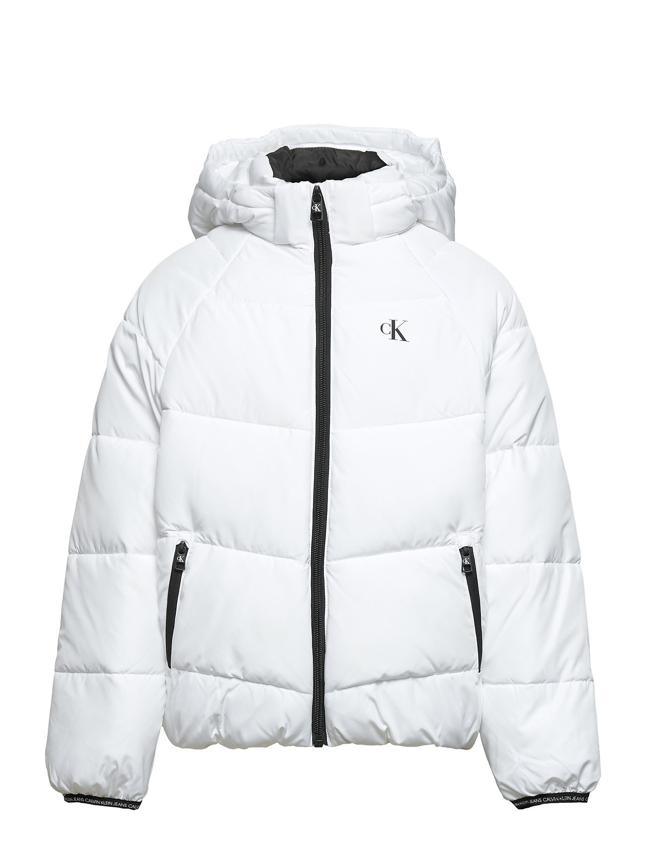 Calvin Klein Relaxed Puffer Jacket (Bright White), 454.65 kr | Stort designer mærker |
