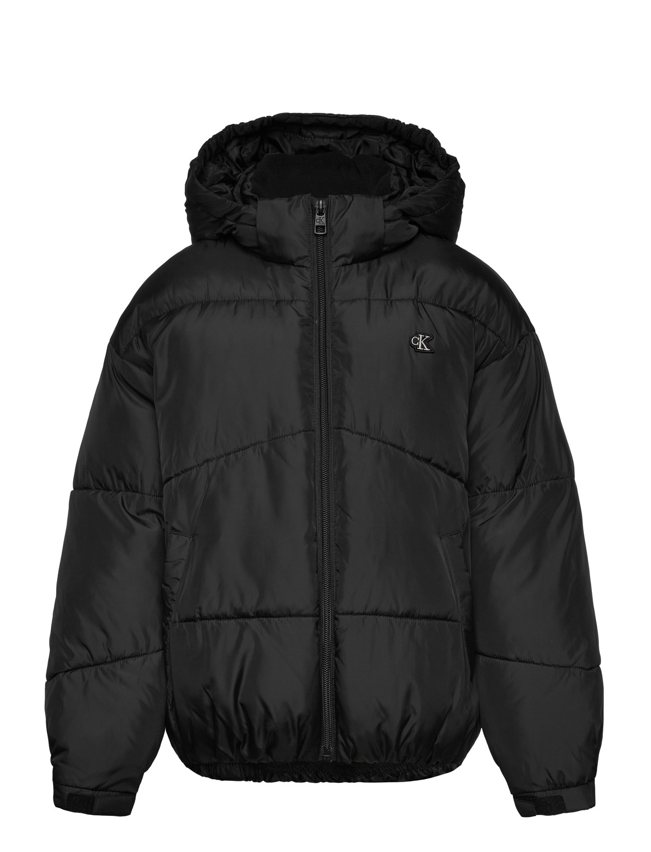 Ck Short Puffer Jacket Black Calvin Klein