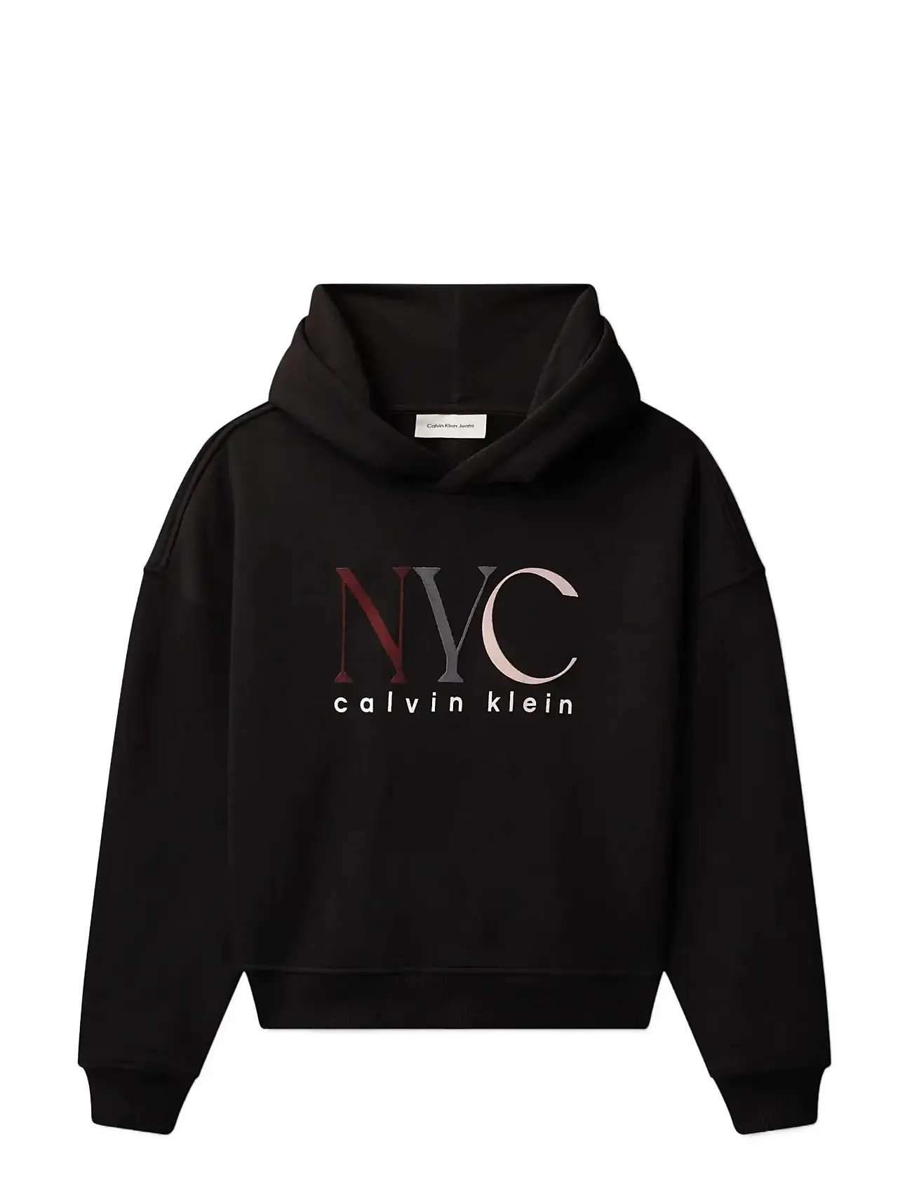 CALVIN KLEIN Nyc Graphic Fleece Hoodie Schwarz - 170 - Kinder