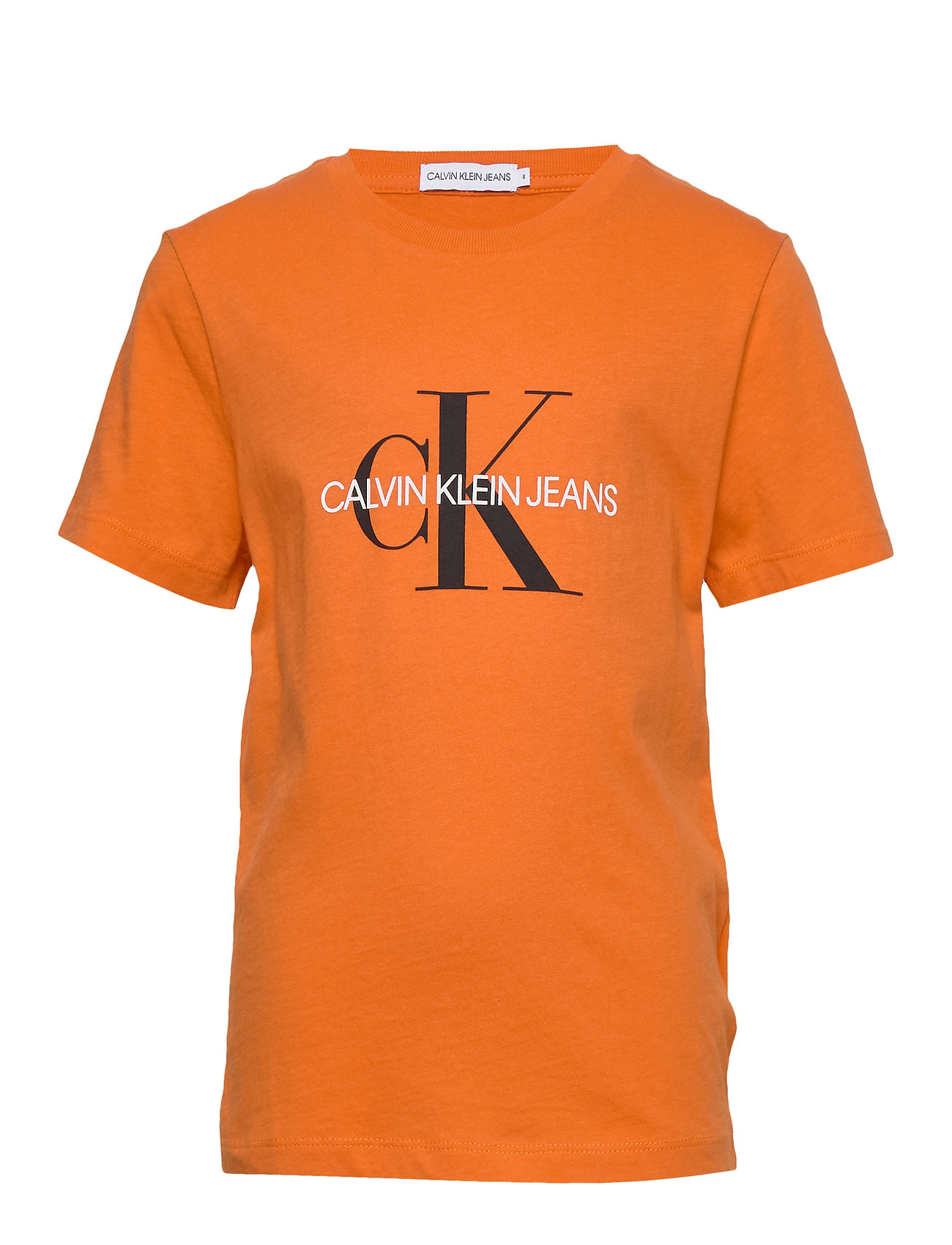 orange calvin klein shirt