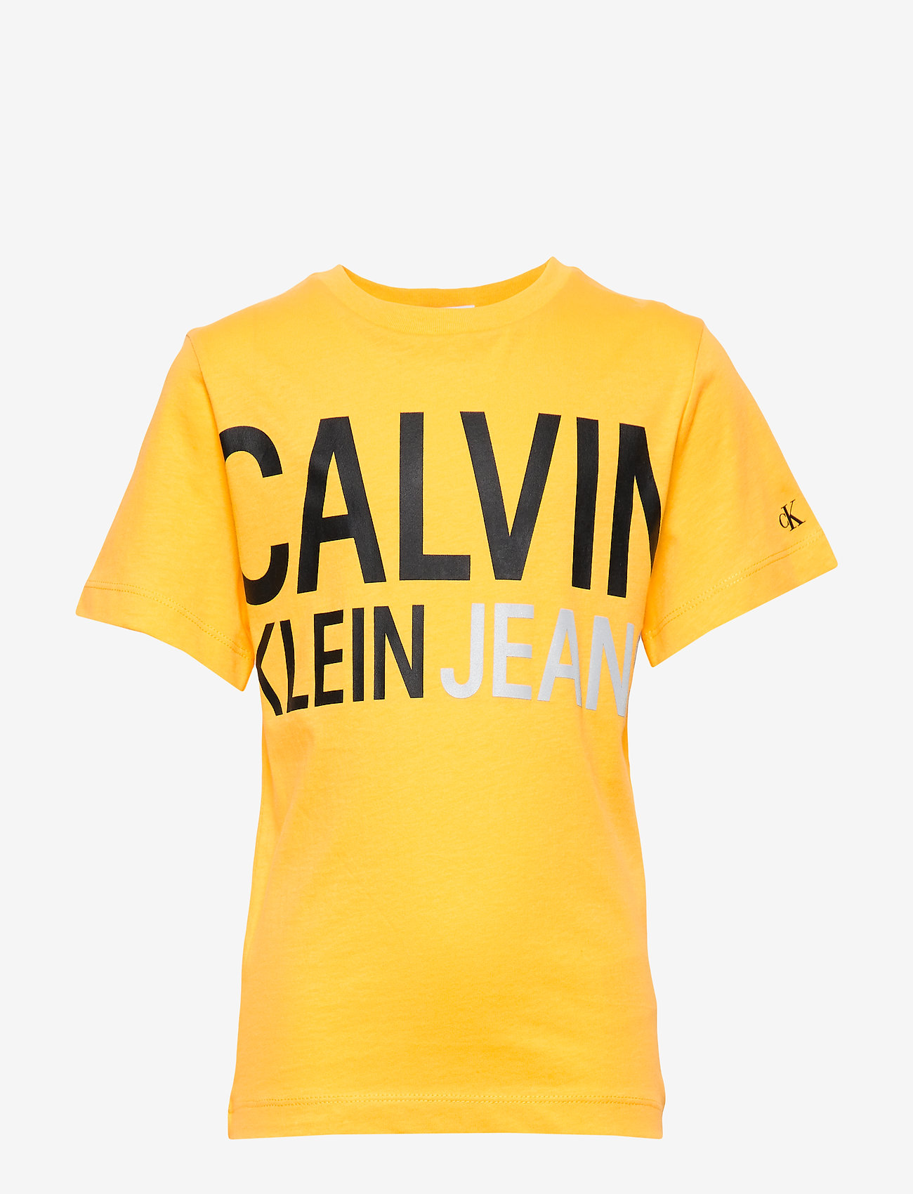 yellow calvin klein t shirt