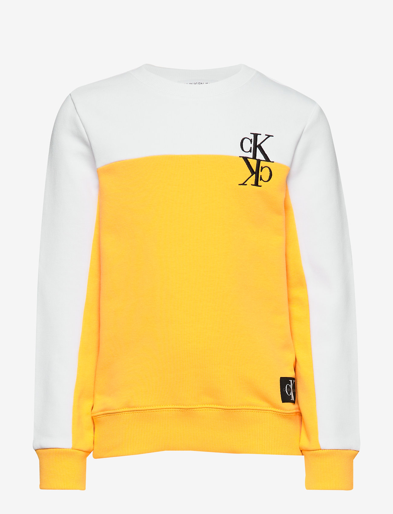 calvin klein sweatshirt yellow