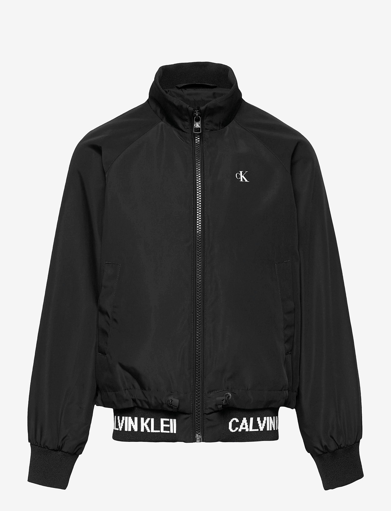 Calvin Klein Logo Rib Light Jacket - Bomber jackets | Boozt.com