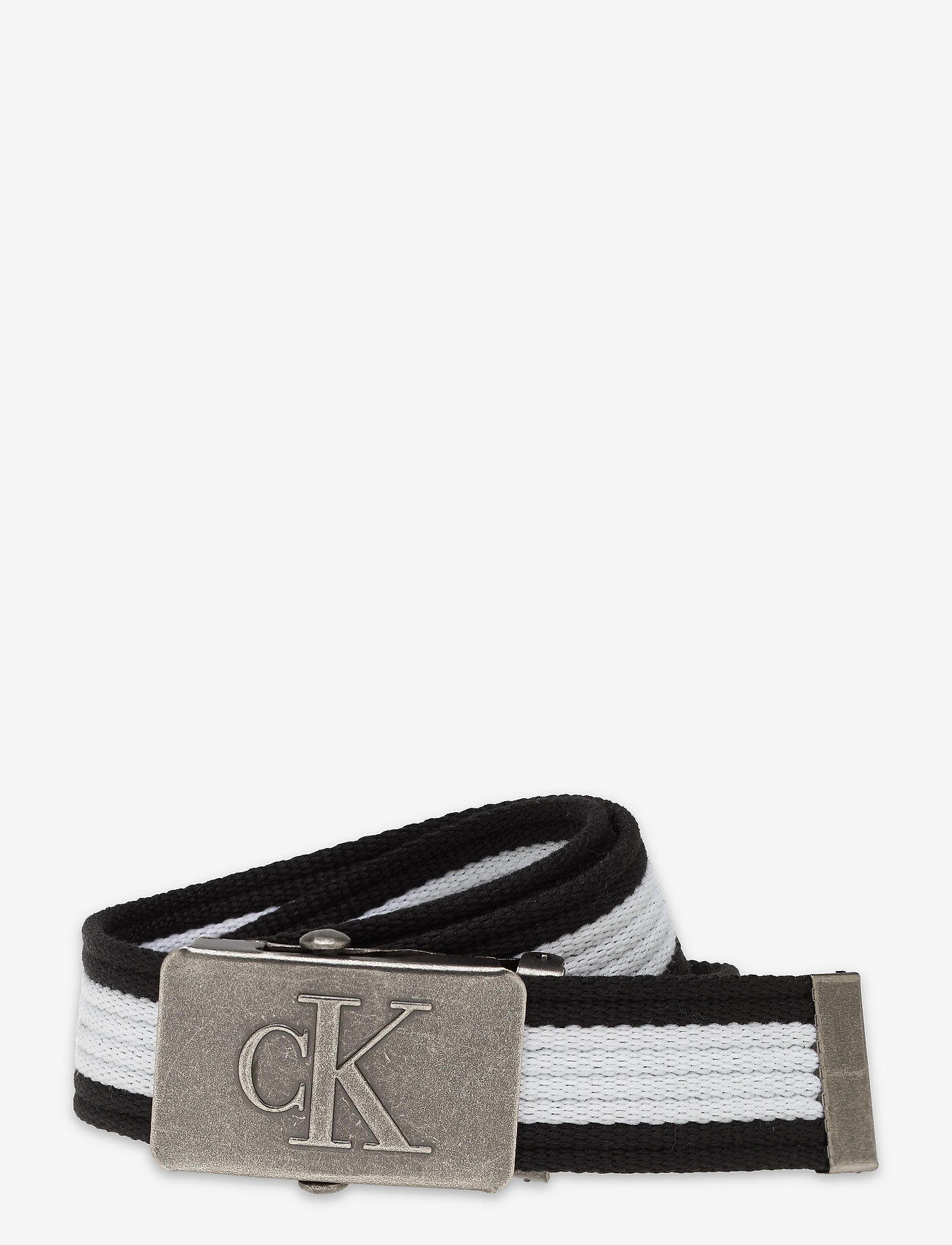 leather ck buckle belt