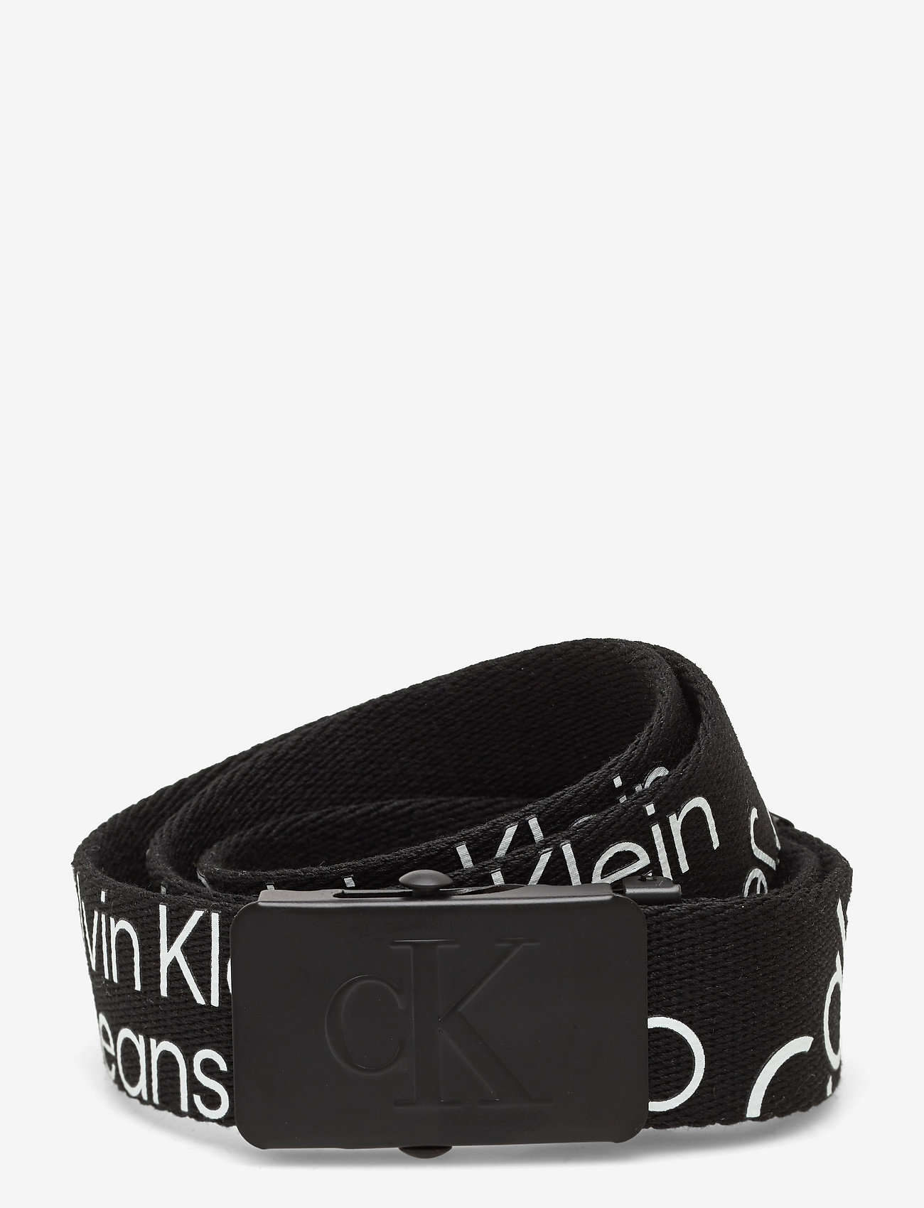 calvin klein canvas logo belt