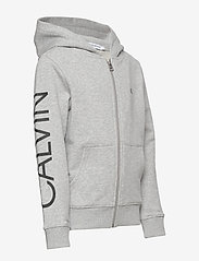 calvin klein logo zip hoodie