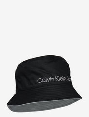Calvin Klein - LOGO BUCKET HAT - solhat - ck black - 0
