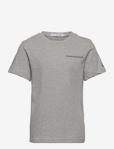 CHEST LOGO TOP - ensfarget, kortermet t-skjorte - light grey heather