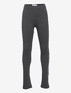 LOGO LEGGING - leggings - dark grey heather