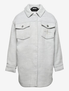 OVERSHIRT JACKET - overshirts - light grey heather