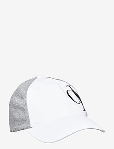HYBRID LOGO JERSEY BASEBALL CAP - huer - bright white