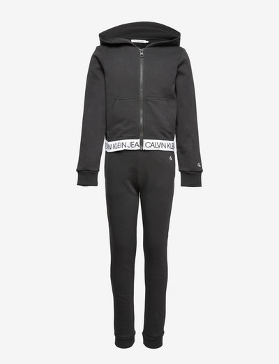 black calvin klein tracksuit