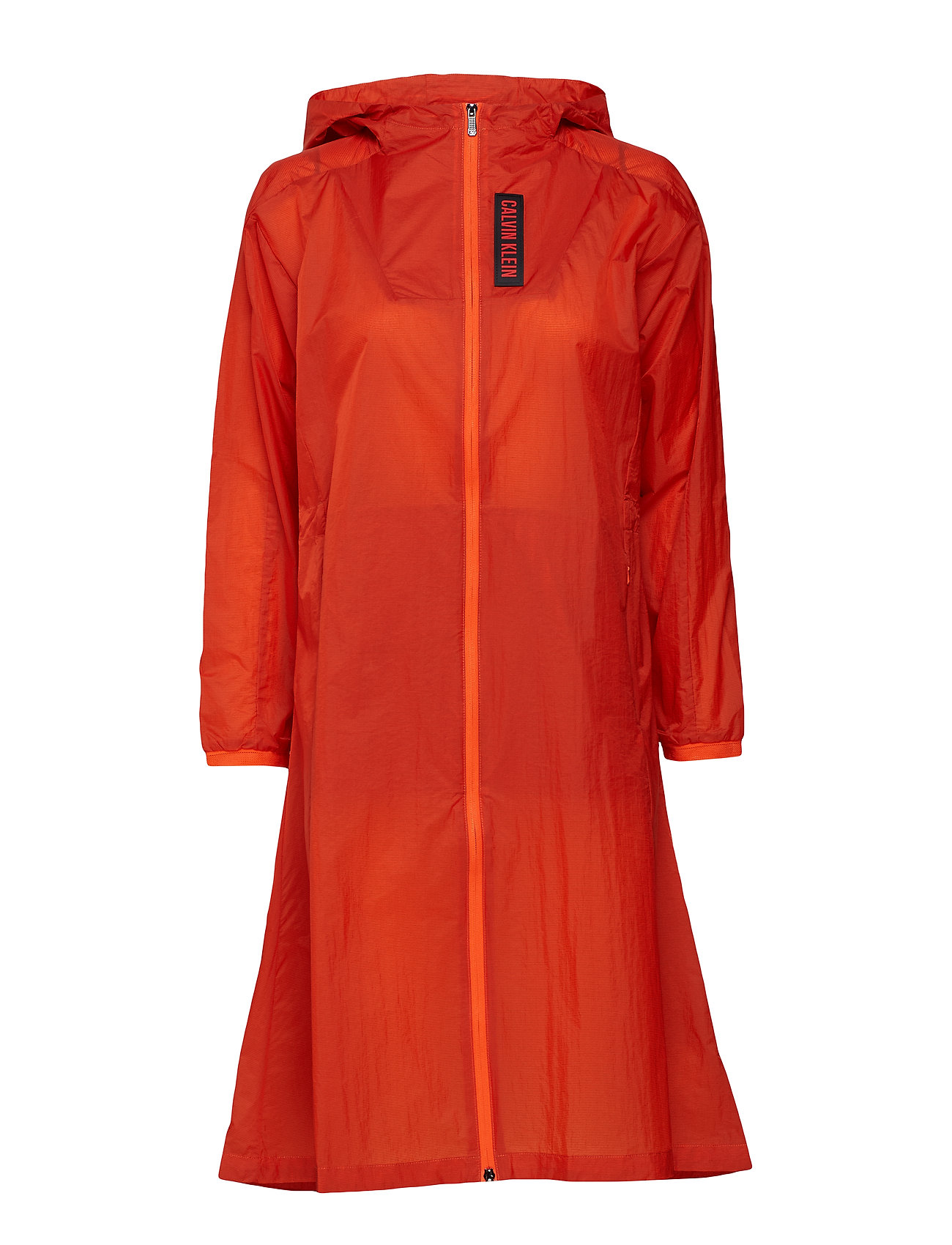 calvin klein orange coat