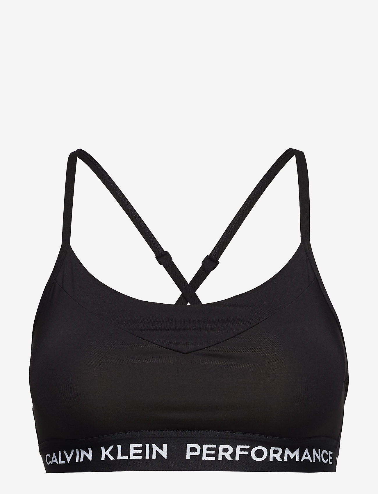 calvin klein black sports bra