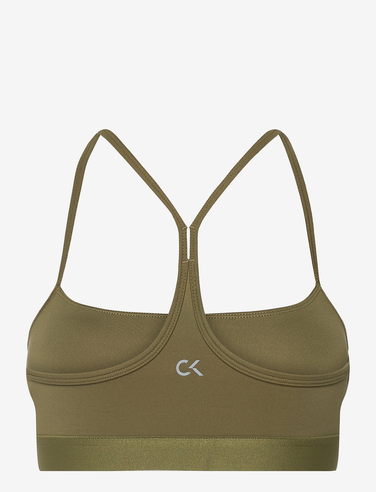 olive green calvin klein bra