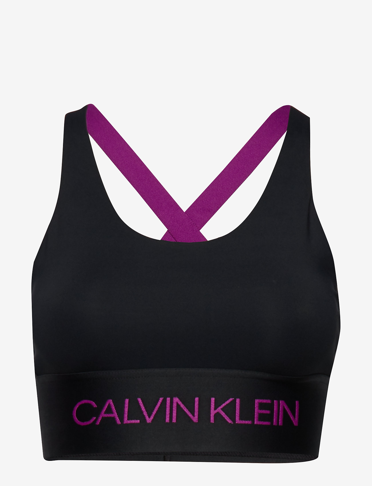 calvin klein black sports bra