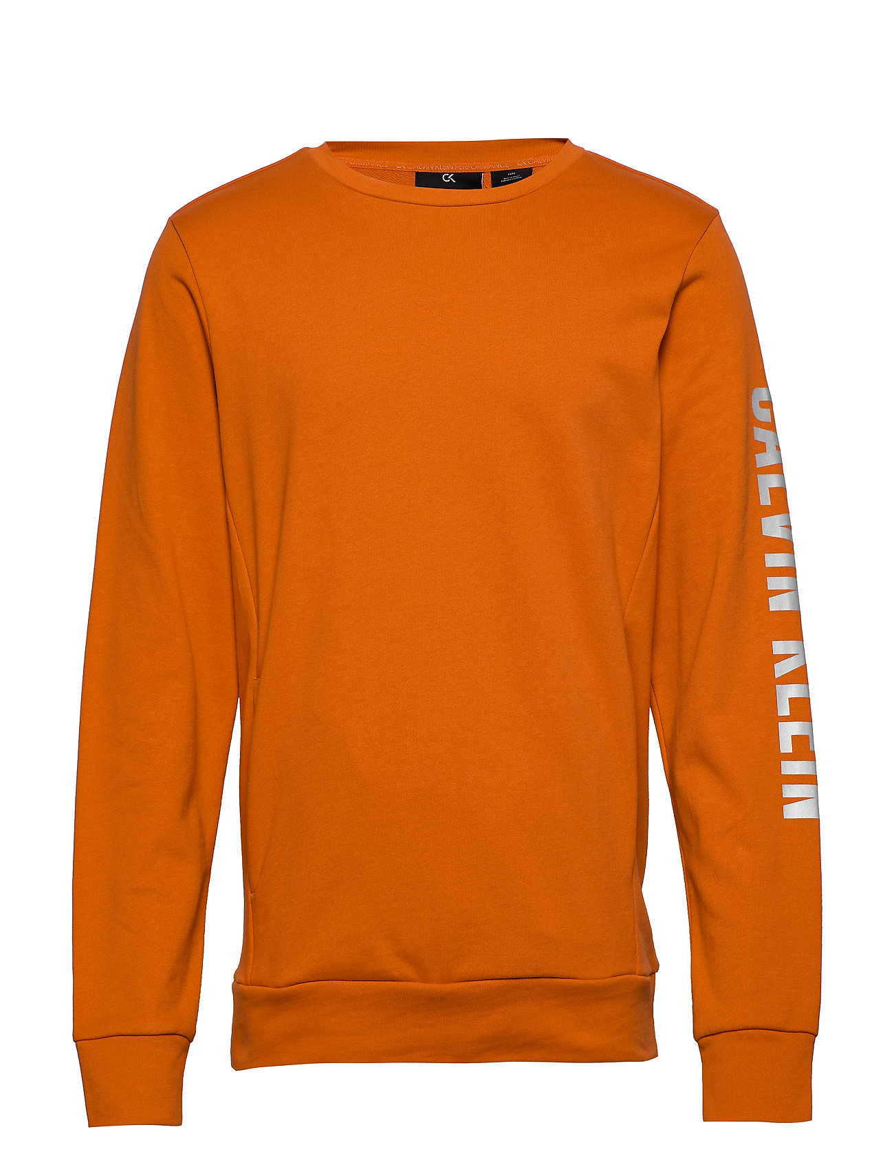 calvin klein orange sweatshirt