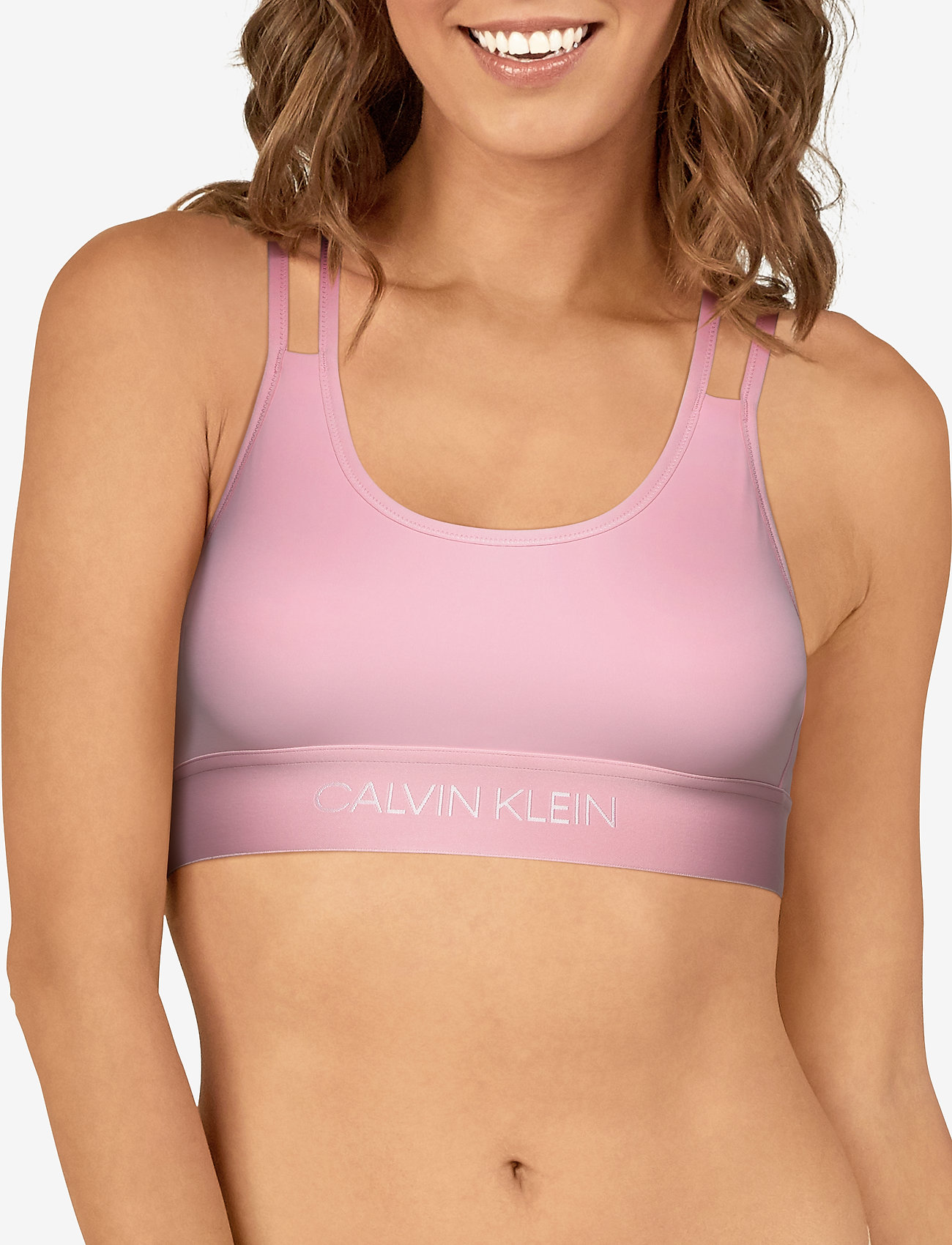 calvin klein pink sports bra