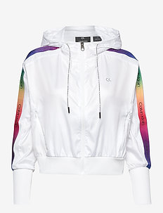 PW - Hooded Jacket - huvtröjor - bright white