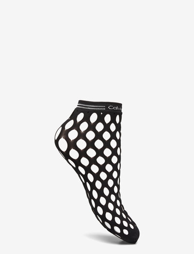 calvin klein fishnet socks