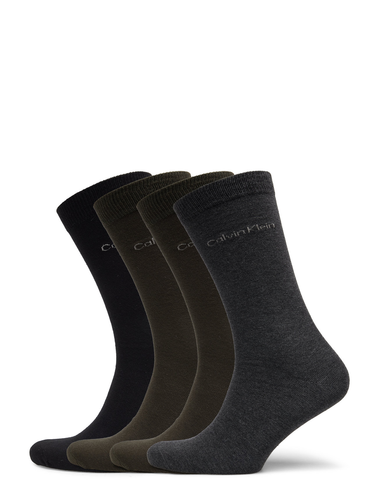 Calvin Klein Ck Men Sock 4p Tin Giftbox (Dark Olive Combo), (17 €) | Large  selection of outlet-styles 