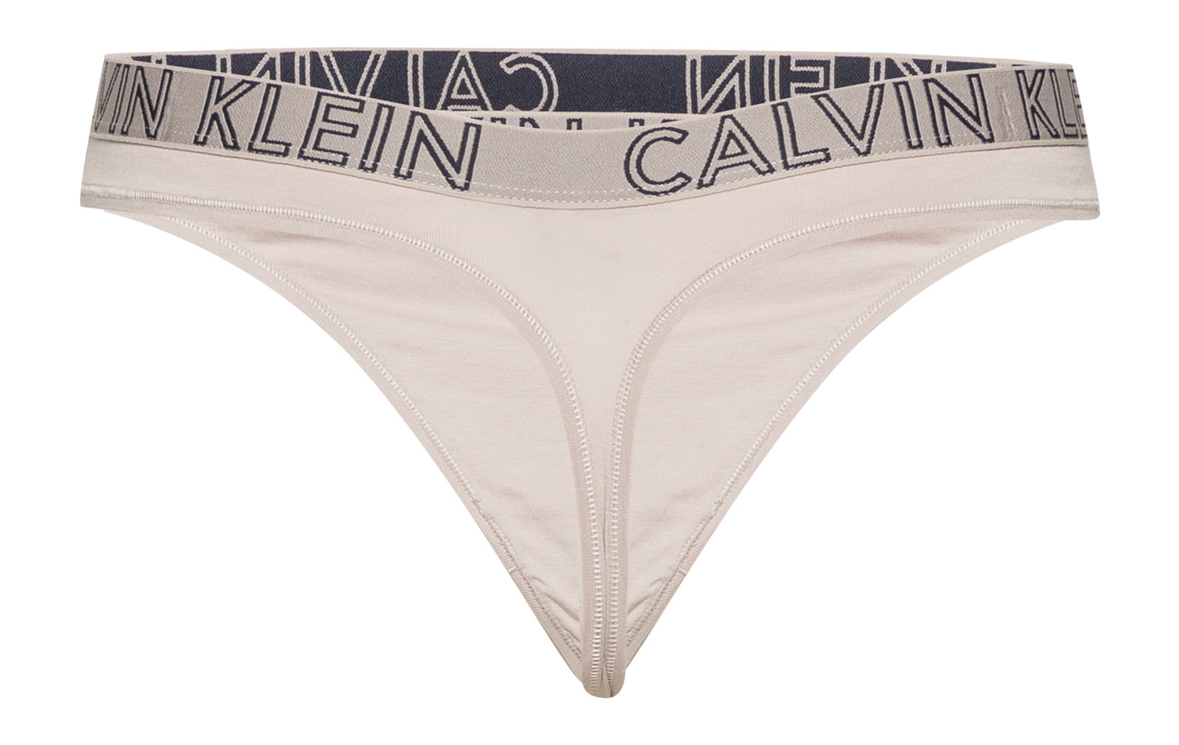 5 Elastane Klein Grey 95 Heather Coton Calvin Thong Y4w66q
