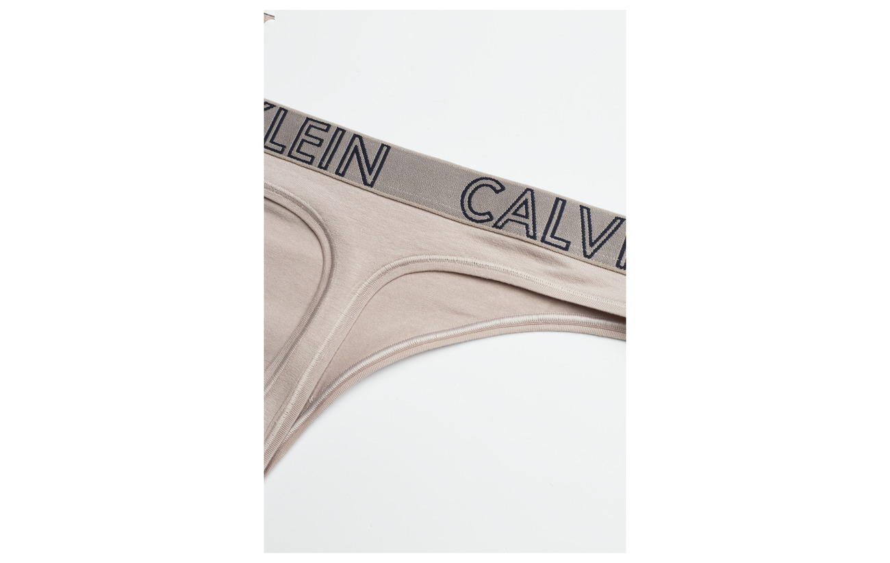 5 Elastane Klein Grey 95 Heather Coton Calvin Thong Y4w66q