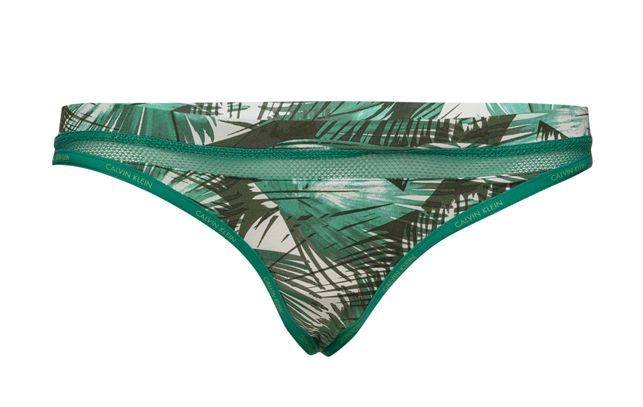 Elastane Klein 81 19 Thong Simmer Green Calvin Polyamide UaxpwxCq