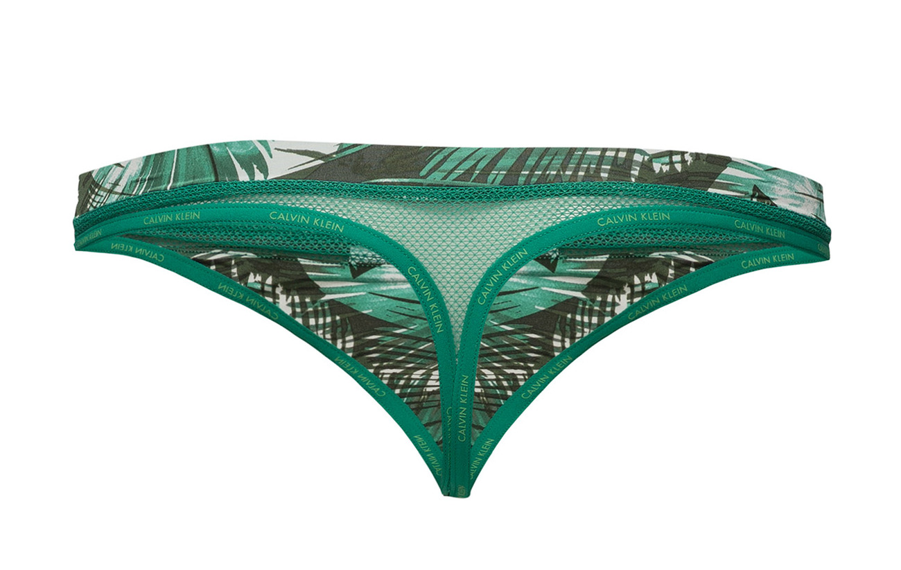 Elastane Klein 81 19 Thong Simmer Green Calvin Polyamide UaxpwxCq