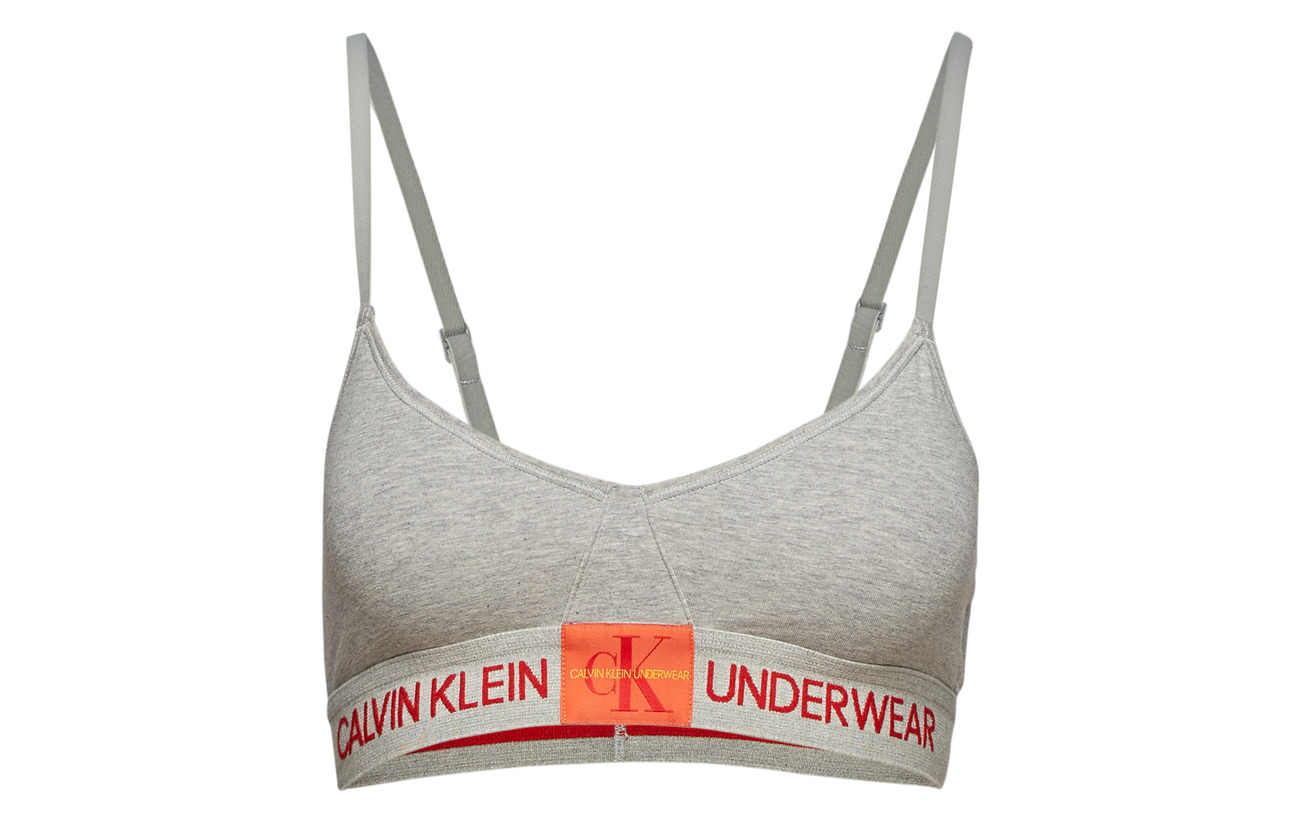 Coton Triangle 8 Unlined Klein White Elastane Calvin 92 6wCUagXq