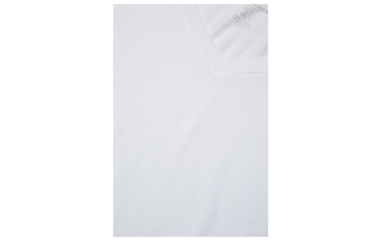 Neck Klein Calvin S Elastane 7 93 Modale s White V IvxP7