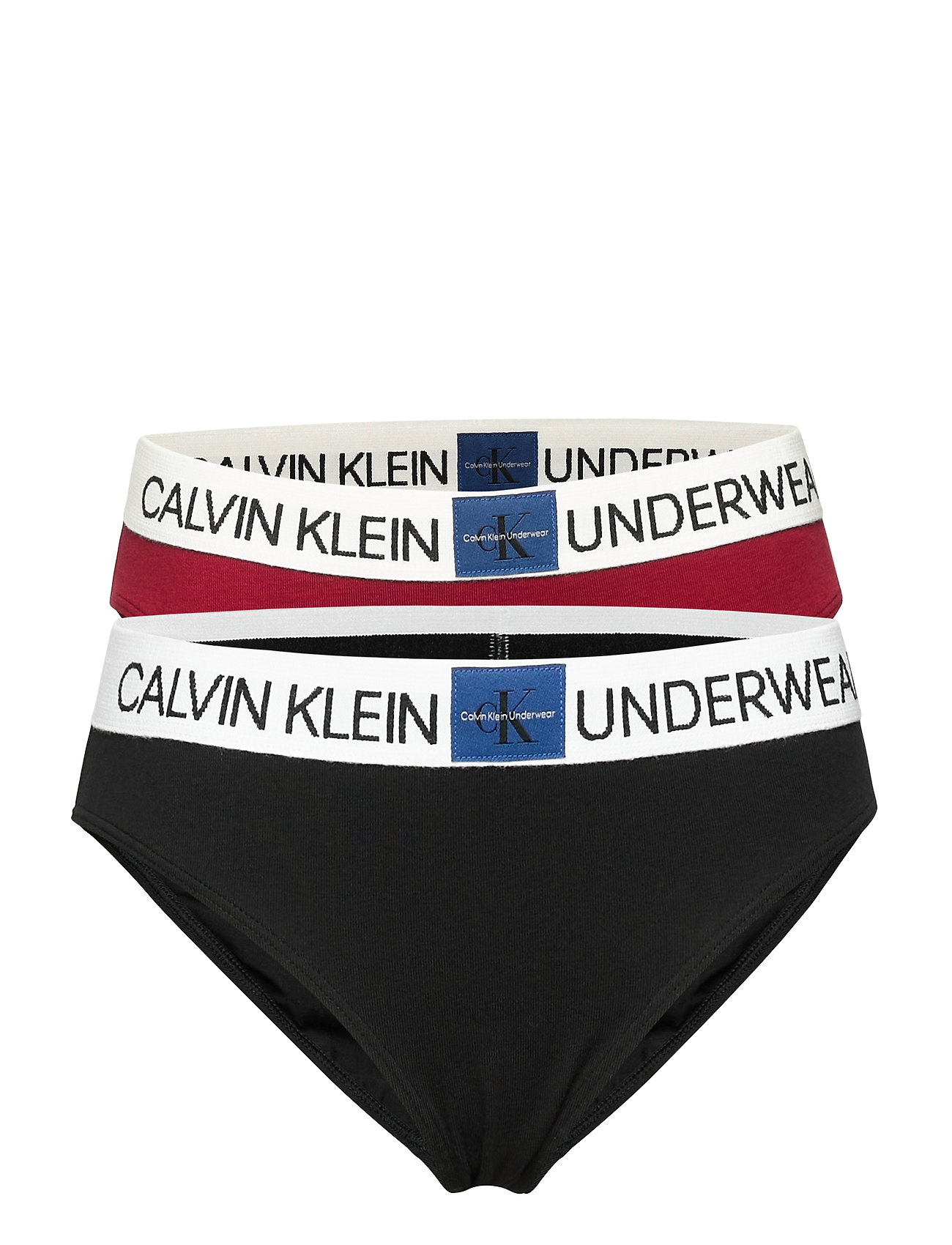 fremstille forklædt session 1RHUBARB/1PVHBLACK Calvin Klein 2pk Bikini Trusser Sort Calvin Klein  underbukser for børn - Pashion.dk