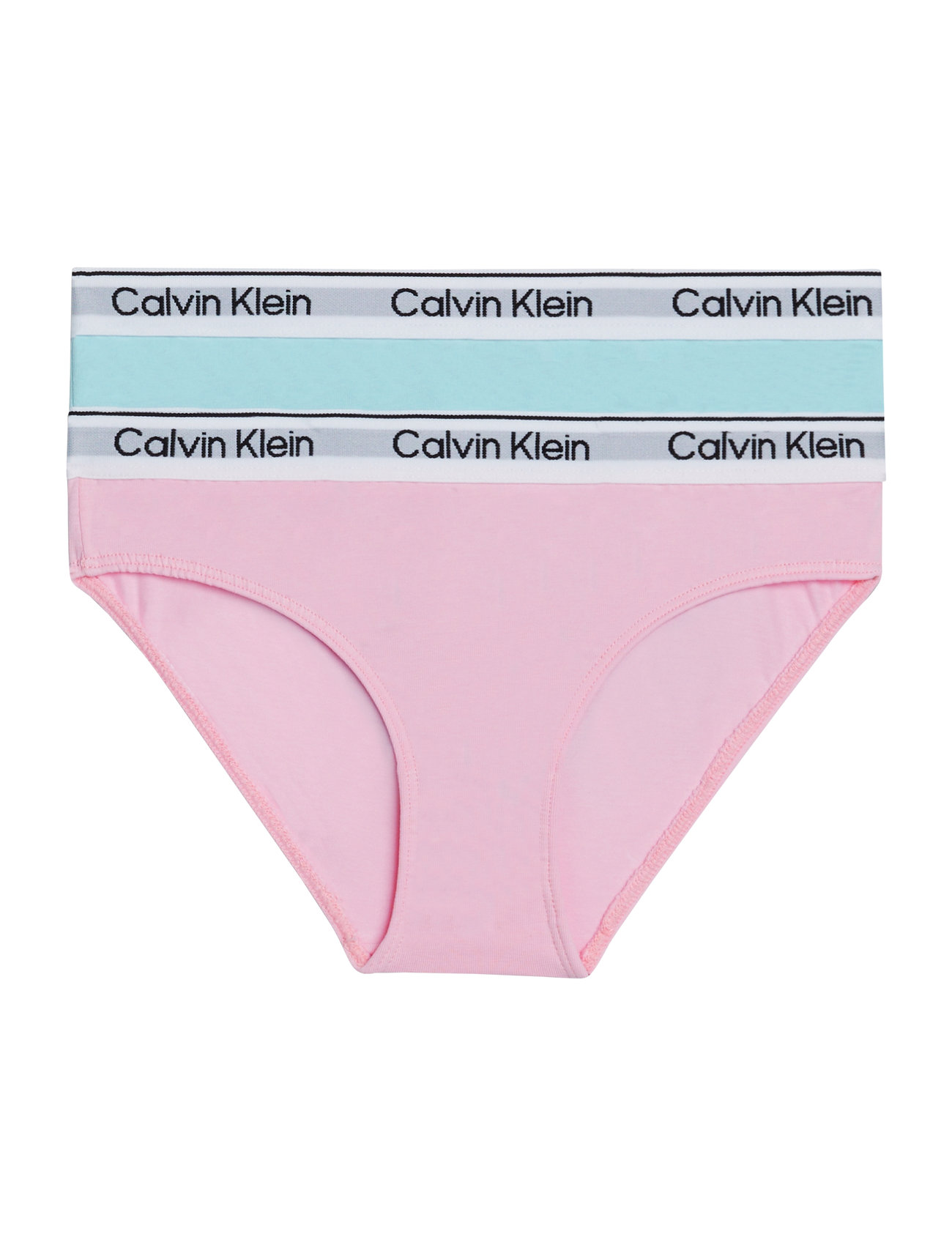 Calvin Klein Underwear 2-Pack Bikini Panties, Peach/Grey Heather