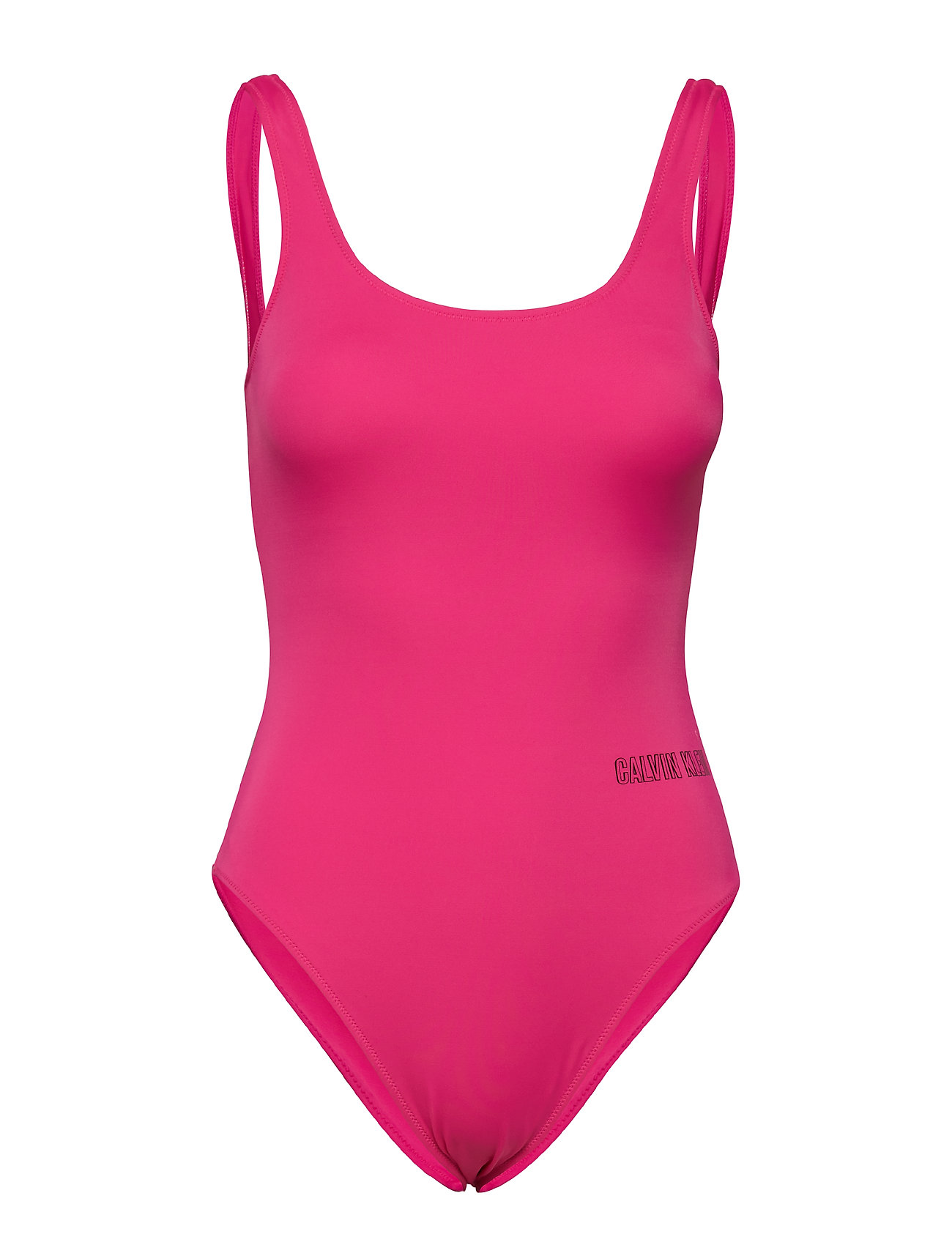 calvin klein square scoop one piece