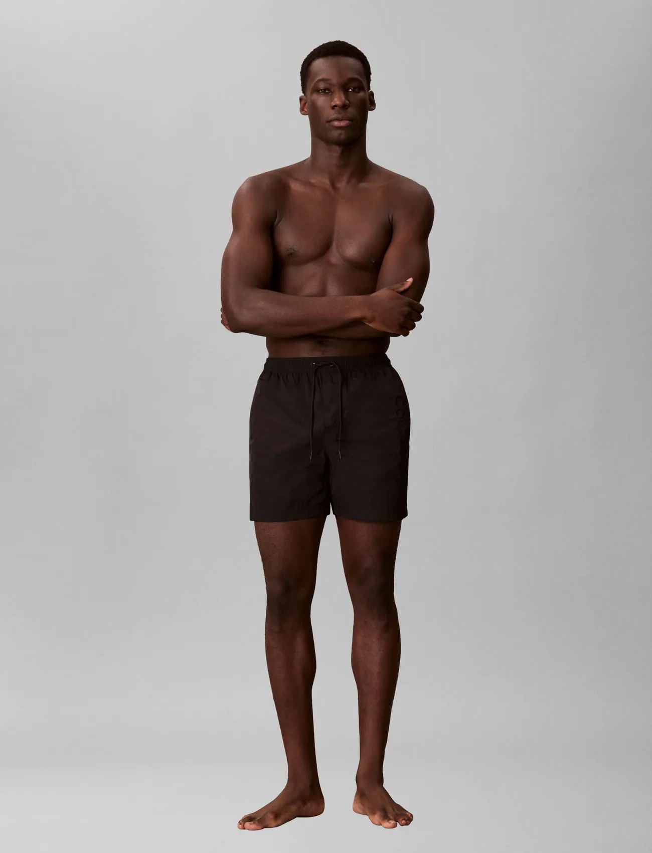 Calvin Klein Medium Drawstring, XL, Black, Badetøj > Shorts, Herre