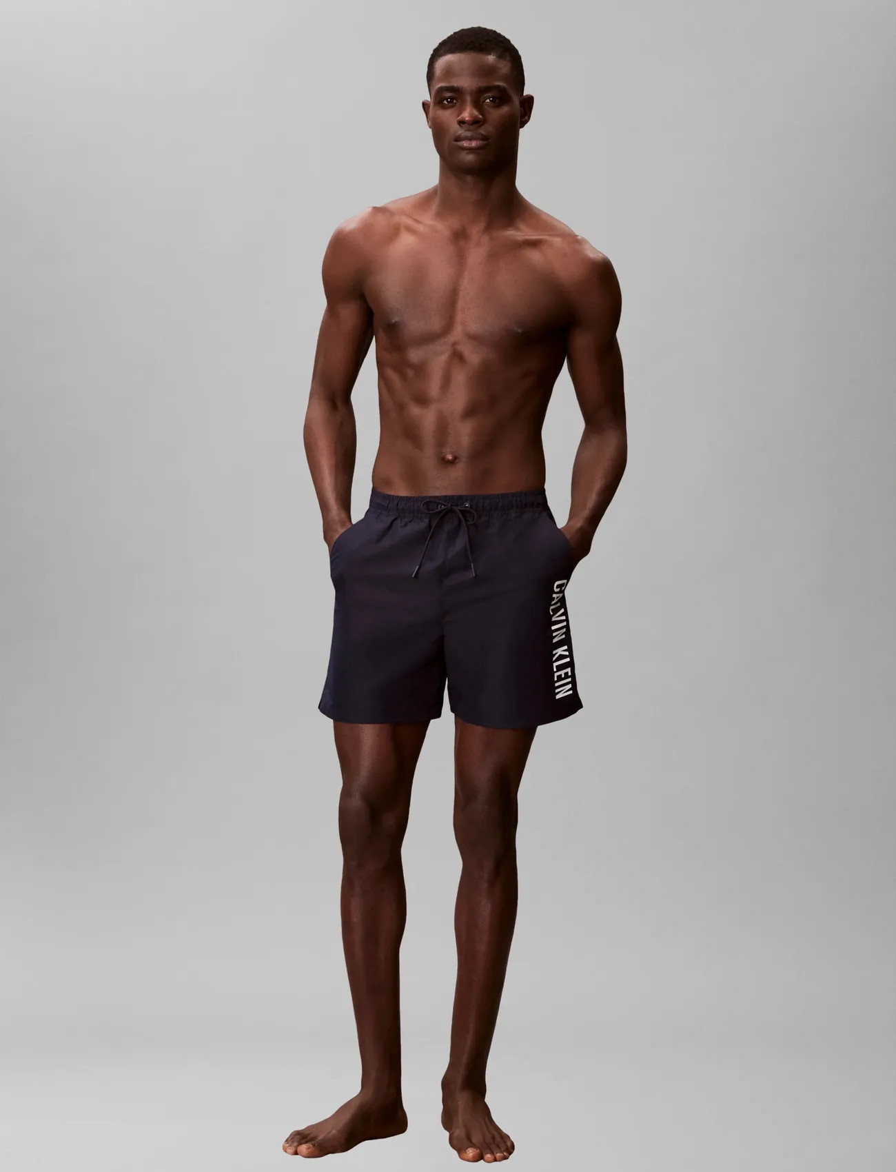 Calvin Klein Medium Drawstring, XL, Navy, Badetøj > Shorts, Herre