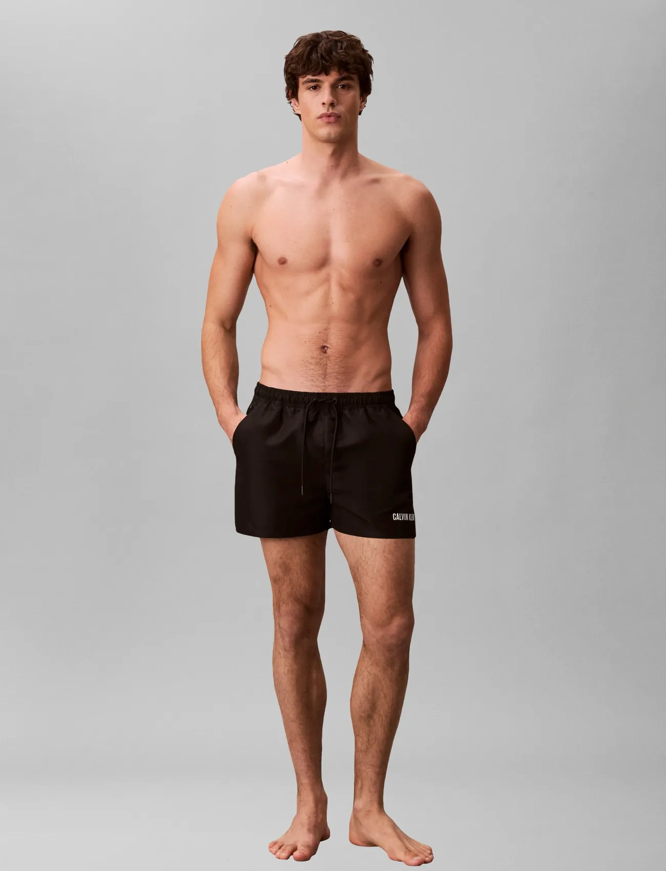 Calvin Klein Short Drawstring, XL, Black, Badetøj > Shorts, Herre