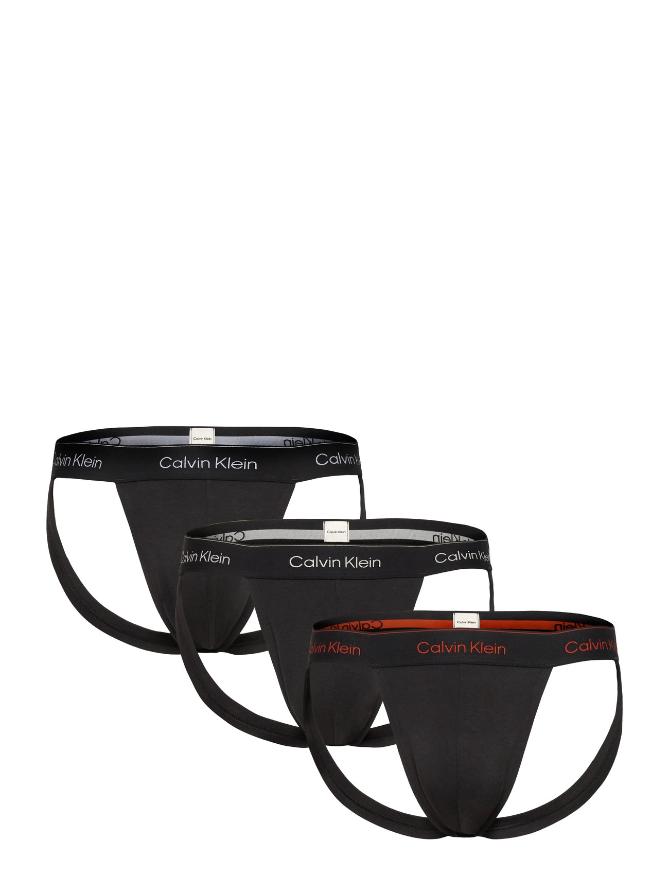 Calvin Klein Jock Strap 3Pk, XL, Black, Undertøj > Trusser, Herre
