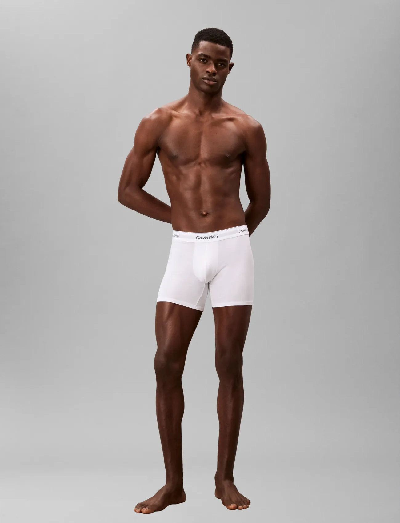 Calvin Klein Boxer Brief 3Pk, M, White, Undertøj > Boksere, Herre