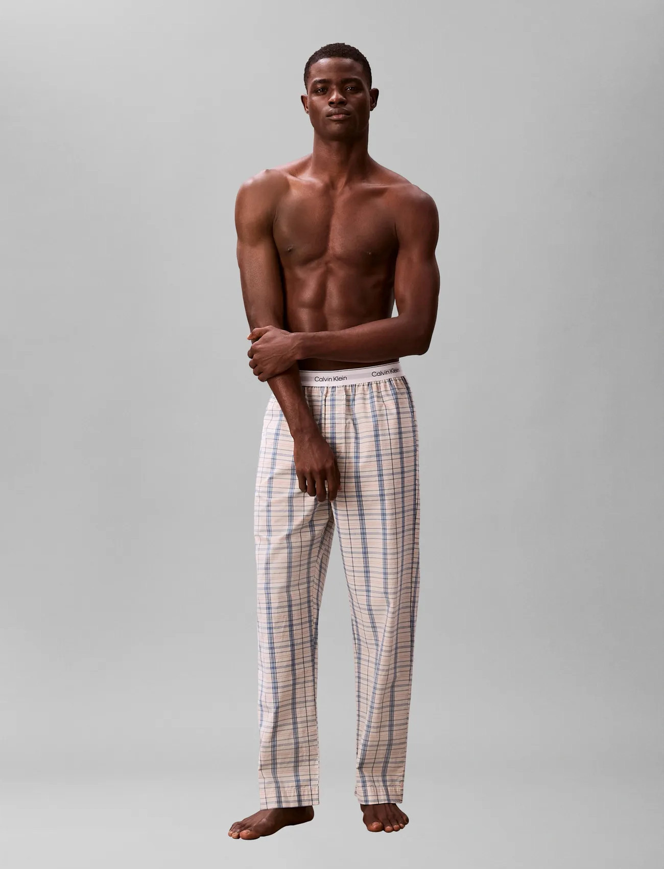 Calvin Klein Sleep Pant, S, Cream, Nat- Og Loungewear > Loungebukser, Herre