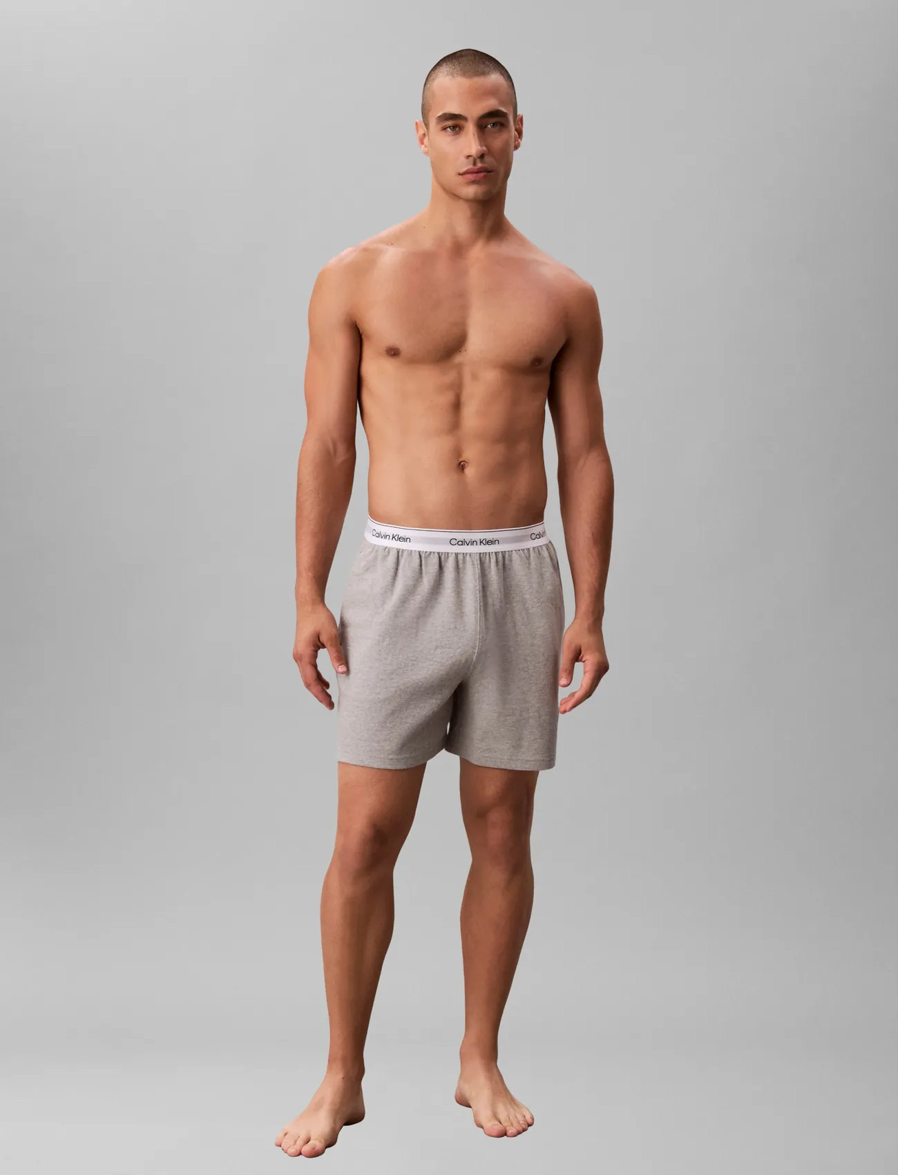 Calvin Klein Sleep Short, XL, Grey, Nat- Og Loungewear > Bukser, Herre