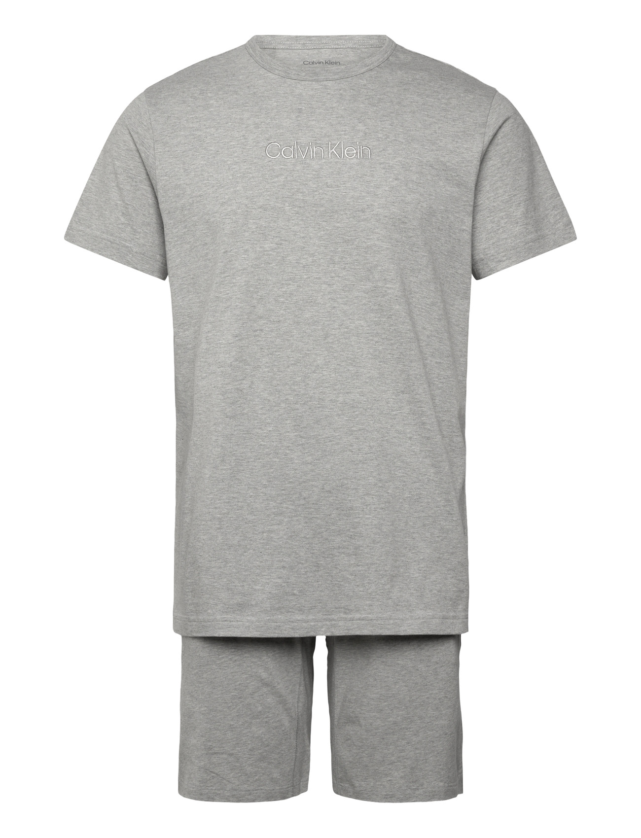 CALVIN KLEIN Ss Tee Und Kurz Set Grau - L - Herren